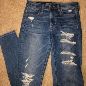 American Eagle high waisted skinnies